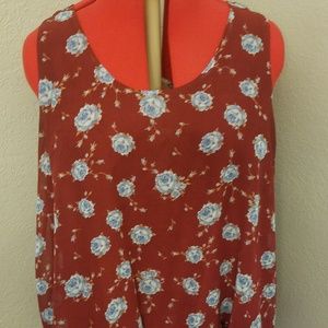 Zenobia Plus Floral Blouse - XXXL